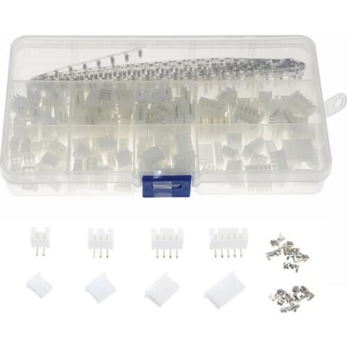 360pcs 2/3/4/5Pin JST-XH 2.54mm Dupont Connector Male/Female Wire Cable Jumper Pin Header Housing Connector Terminal Kit