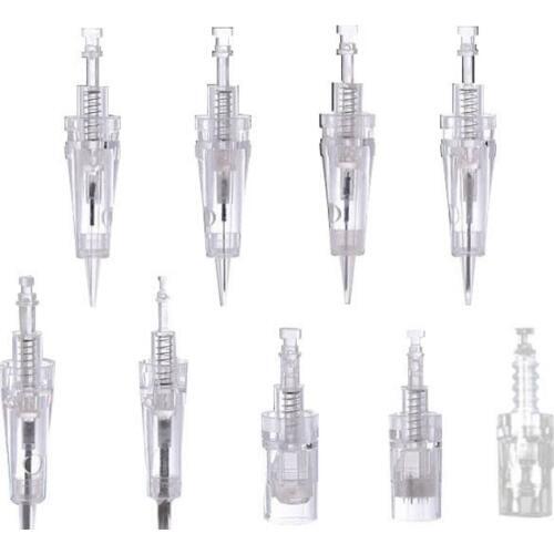 5 Pcs Derma Pen Needles Bayonet Cartridge 9 12 36 42 Pin 3D Micro Nano Round for Auto Microneedle Derma Pen Machine Tips