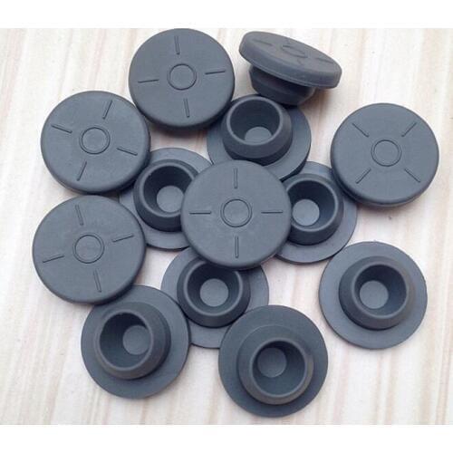 500pcs/lot 20mm Butyl Rubber Stopper Plug for medical glass bottle Vials