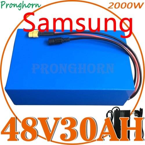48V Battery 48V 2000W 1500W Ebike Battery Pack 48V 40Ah 35Ah 30Ah 25Ah 20Ah Electric Bike Lithiuium Battery Use Samsung Cell