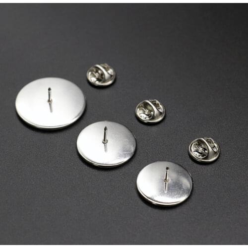 10pcs/lot Stainless Steel 16/18/20/25/30MM Nail Tie Tack Lapel Pin Back Clutch Scatter Butterfly Clasp Badge Holder Jewelry