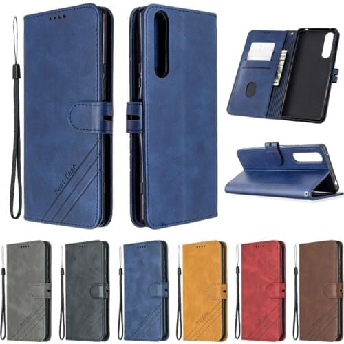 For Sony Xperia 1 II Case Leather Flip Case on sFor Coque Sony Xperia 10 II Phone Case Experia 1 ii Magnetic Wallet Cover Etui