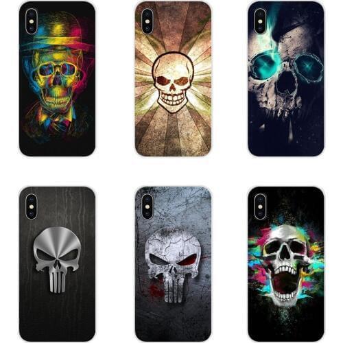 For Motorola Moto X4 E4 E5 G5 G5S G6 Z Z2 Z3 G G2 G3 C Play Plus Accessories Phone Cases Covers Interesting Skull
