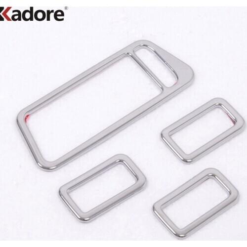 For Volkswagen For VW golf 7 golf7 MK7 2013-2019 ABS Chrome Car Interior Door Window Button Switch Frame Cover Trim Stickers