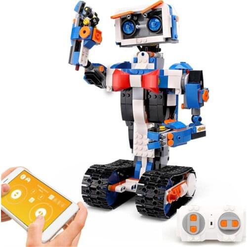 Electric Building Blocks Bricks APP RC Robot Technical Programming Remote Control Kids Toys Children Birthday Gifts