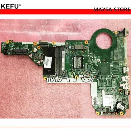 KEFU Fit For HP 15-E 17-E Laptop Motherboard 729843-501 729843-001 DAR62CMB6A0 With SR0N2 i3-3110M 2.4GHz 100% Tested Fast Ship