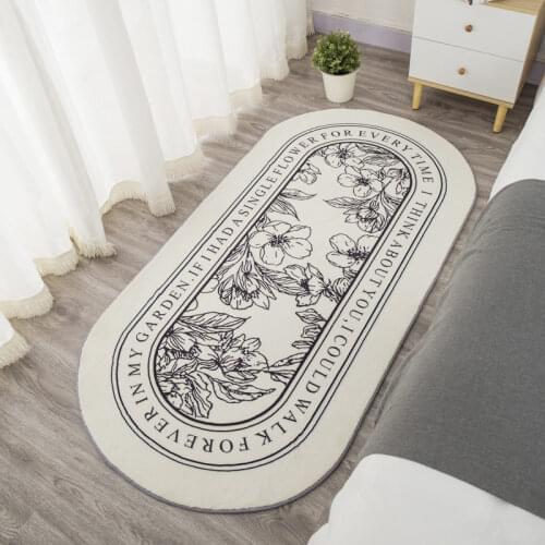 INS Carpets for Bedroom Fluffy Bedside Rugs Home Decor Rugs Living Room Plush Carpets Nordic Non-Slip Floor Mat Tapis alfombra