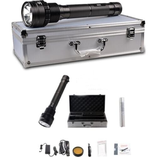 Xenon Torch 85W Flashlight Strong Light Lantern Searchlight 8000 Lumen Rechargeable Spotlight For Hunting Xenon Torch Flashlight