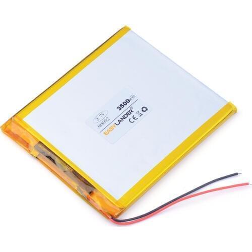 Lithium rechargeable battery 388992 3500mAh for DIY GPS PSP Power bank Tablet PC MID DVD PAD