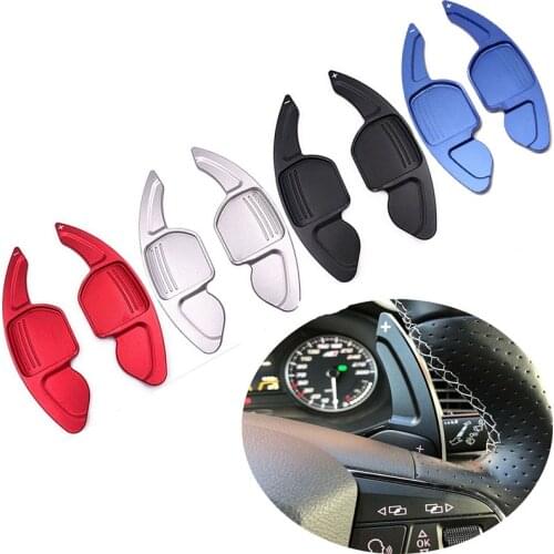 For AUDI A3 S3 A4 S4 B8 A5 S5 A6 S6 A8 R8 Q5 Q7 TT DSG Car Steering Wheel Extension Shifters Shift Aluminum Shift Paddles 2pcs