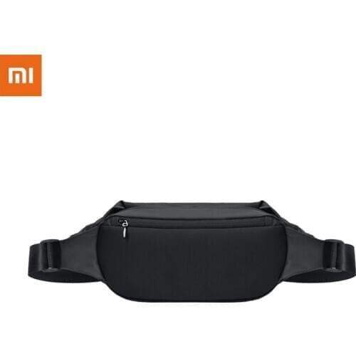 NEW Original Xiaomi mijia Multifunctional Waterproof Sports And Leisure Chest Bag Simple Outdoor Sport 2.25L Waist Bag Black