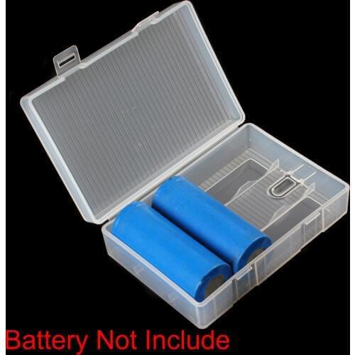 Soshine Portable Hard Plastic Case Holder Storage Box Cover for 4 x 26650 Battery Box Container Case Organizer Box Case