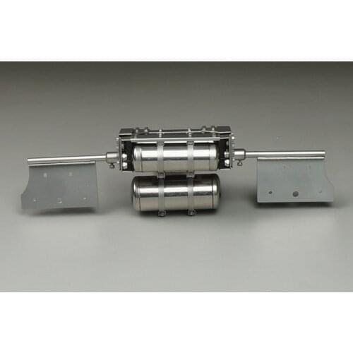 Rc Truck Metal Tail Beam + Gas Tank Decoration Sets For 1/14 Scale IVECO Tractor Toy Car