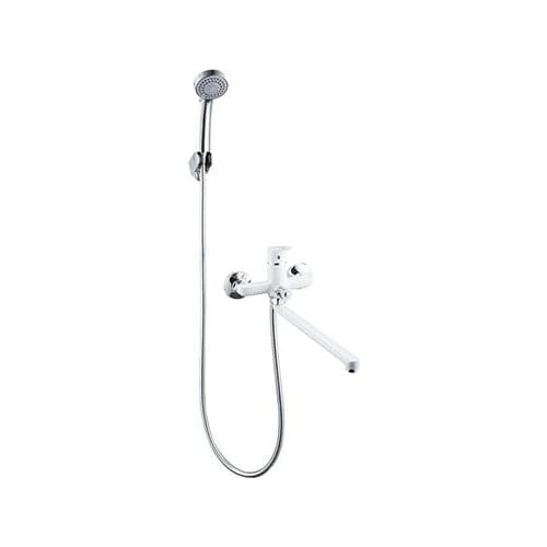 Rain White Bath Mixers