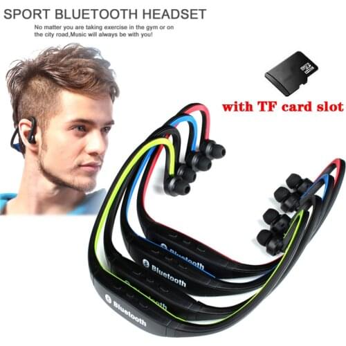 Sport Bluetooth Earphone S9 Plus SD Card Slot Auriculares Bluetooth Headphones Microphone For iphone Huawei XiaoMi Phone