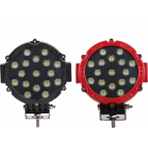 Led Working Searchlight 51w Automobile Cross Country Roof Spotlight Engineering Lamp Auxiliary Lamp Truck Front Bar Lamp