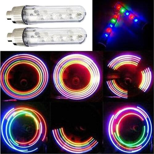 Bicycle hot wheels/Mountain Bike Seven Color 32 Change Equipment Nozzle/Bicycle Riding Gas Accessories H6O9