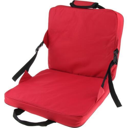 Moisture Proof Rocking Chair Cushions Soft Stadium Seat Cushion for Picnic BBQ Fishing Camping Outdoor Party