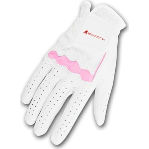 1pcs Women Golf Gloves Sport Gloves Leather Lady Golf Glove Training Glove Breathable ASD88