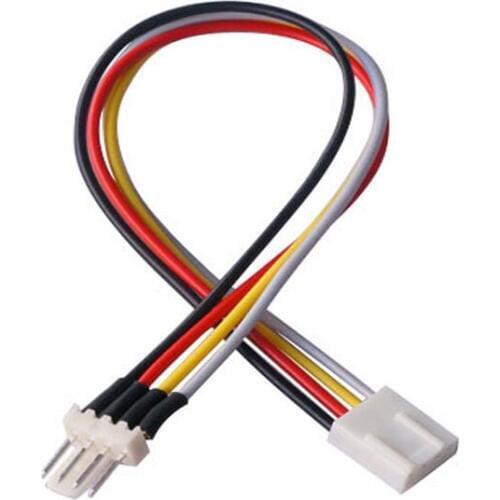 10pcs 22cm power Fan Extension Cable 4 Pin Male Plug to Female Socket Lead fans