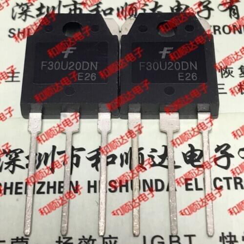 10pcs/lot F30U20DN FFA30U20DN New Spot TO-3P Fast 200V 30A