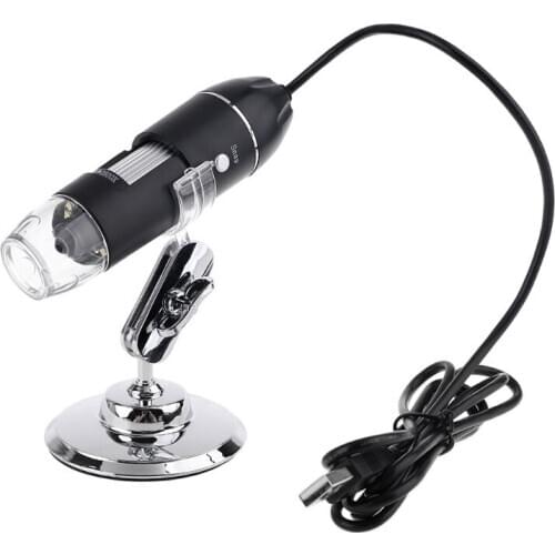 3-in-1 1600X USB Microscope OSX Windows PC Type-C Micro-USB Cell Phone Magnifier