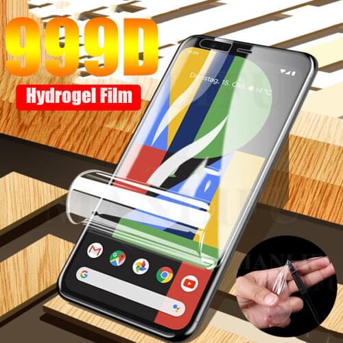 3D Curved Full Hydrogel Film for Google Pixel 5 4XL 3XL 3a XL 2 XL Screen Protector for Google Pixel 4a 3 3a 2 HD LCD Soft Film