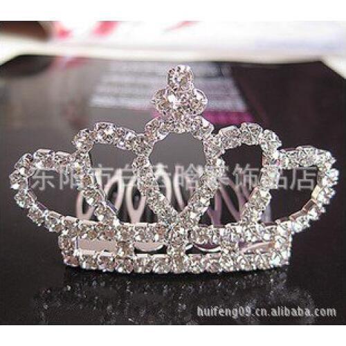 6pcs Pet/Childrens hair comb Crown Princess Hairpin Dog hair pet accessories wholesale