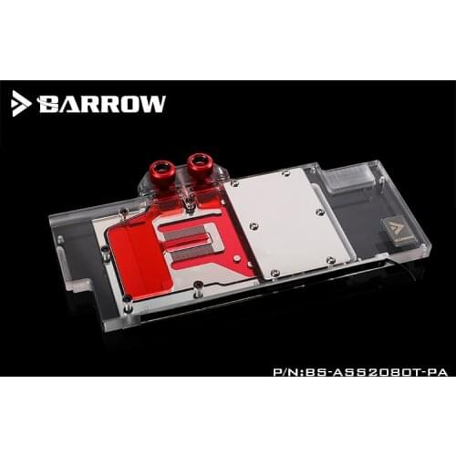 Barrow BS-ASS2080T-PA Water Cooling Block for ASUS ROG STRIX RTX2080Ti RTX2080