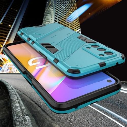 Bibercas Case for OnePlus Nord N200 5G 1+Nord N200 Shockproof Lens Protection Back PC & Rubber Kickstand Phone Cover Stand Capas