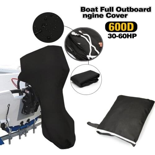 620D full Outboard Motor Cover Rain cover for 30-60HP Boat Motors Waterproof