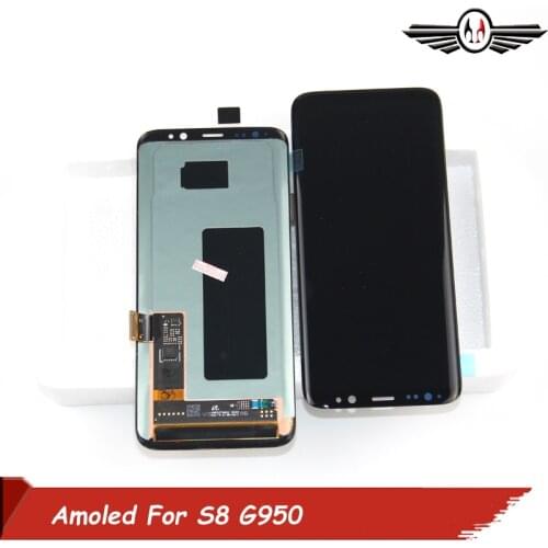 For Samsung Galaxy S8 LCD Display Touch Screen Digitizer Assembly for Samsung S8 G950 G950F Repair Spare Parts