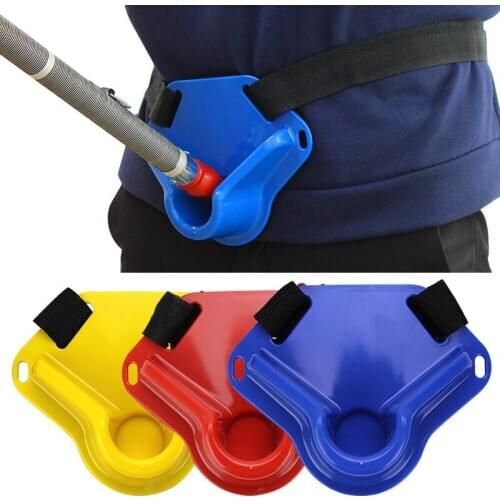 Labor saving fishing rod end support Fishing for Belly Top Waist Fishing Boat Fishing Belly Top Waist Rotating Cardan Gear