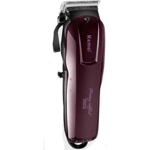 Kemei electric Hair Trimmer KM-2600 rechargeable Hair Clipper hair cutter haircut machine oil head clipper 9W 2 hours run time