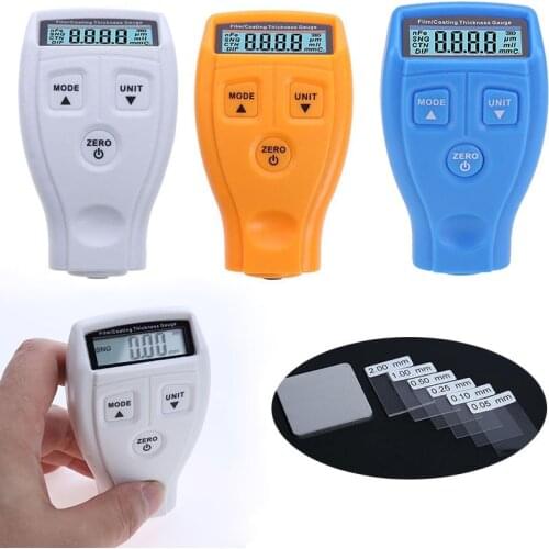 GM200 Coating Painting Thickness Gauge Tester Ultrasonic Film Mini Car Paint Coating Measure Thickness Gauge Russian/English