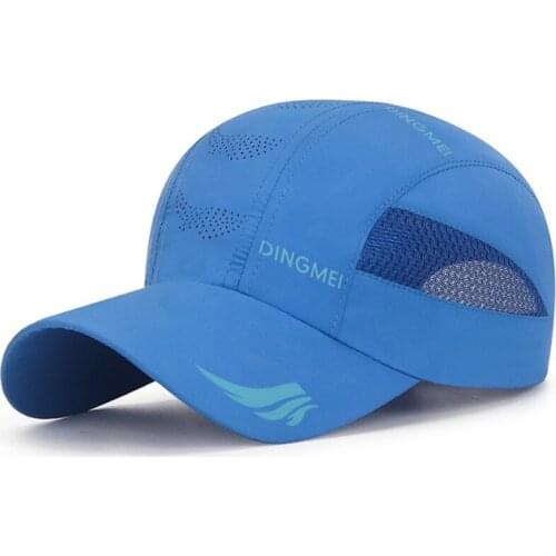 Adjustable Size Men Women Mesh Cap Breathable Baseball Caps New Summer Couple Hat Chapeau Simple Letter Sports Hat Snapback Cap