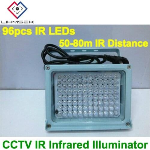 Lihmsek 96 Leds IR Illuminators Light IR Infrared Light LED CCTV Camera Night-vision Fill Light for CCTV Security Camera