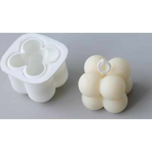 Small Cube Candle Silicone Mold Chocolate Candy Mold DIY Handmade Soap Form Fondant Tools Pastry Chocolate Mold