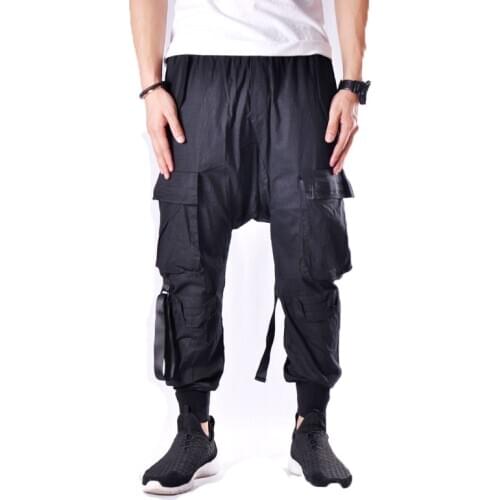 27-44 New 2018 Mens clohting fashion personality hiphop cotton linen harem pants jogger pants Overalls plus size costumes