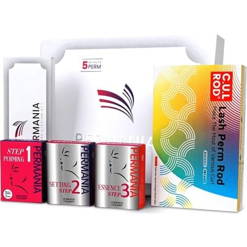 Wholesale 5 Sets Permania Professional Korea Lash Lifting Kit for Extension Curling Eyelash Enhancem Long Lasting Growth