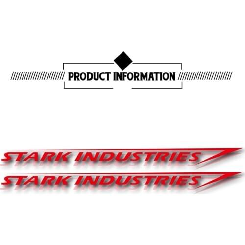 New car sticker fuel tank sticker wheel helmet MOTO waterproof reflective logo suitable for iron man ironman stark industries
