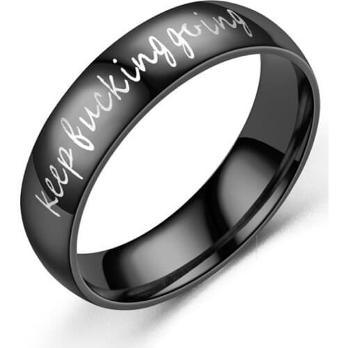 New Arrival Jewelry Gift Luxury New Titanium Steel Couple Stainless Steel Female Ring Party Ring for Women Girls