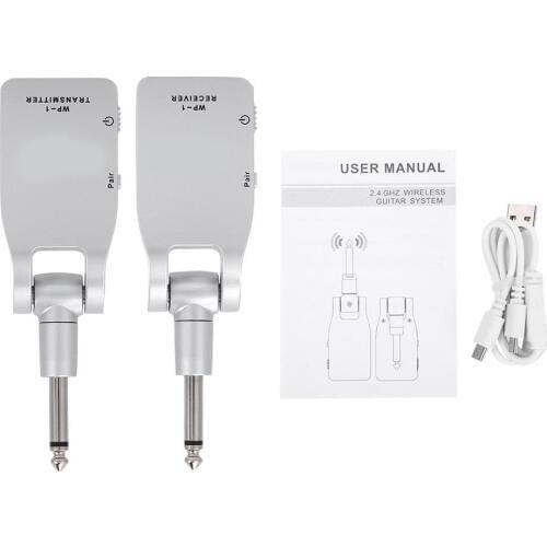 Wireless Guitar System Professional Electric Instrument Global ISM 2.4G Wireless Guitar System Transmitter Receiver