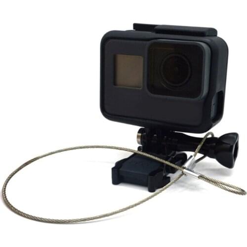 T3LB Safety Strap Stainless Steel Tether Lanyard Wrist Hand 60cm for gopro Camera New