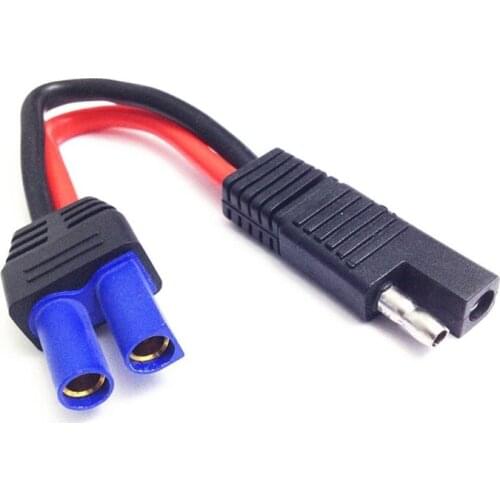 SAE Adapter Cable SAE Plug Wire To EC5 Female Power Cord Battery Solar Cable E7CA