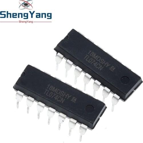 TZT 10PCS TL074CN DIP14 TL074 DIP 074CN DIP new and original IC