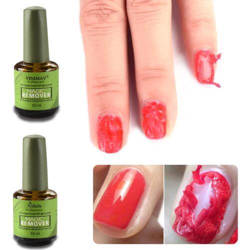 UV Gel Polish Burst magic remove gel Liquid Surface Sticky Layer Residue Nail Art Clean Degreaser For Nail