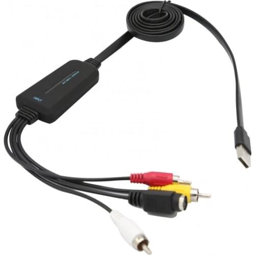 USB 2.0 Single Channel AV Signal Data TV DVD VHS USB Video Capture Adapter Card