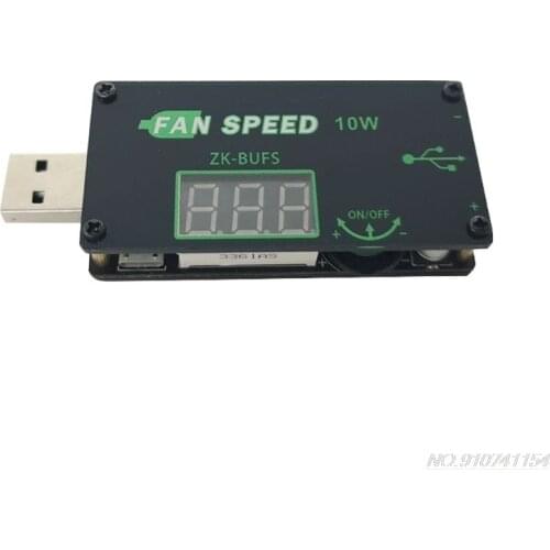 USB Fan Governor Adjustable Speed Controller Timer 5V 10W LED Dimming Module for Cooling Devices Office D09 20 Dropshipping