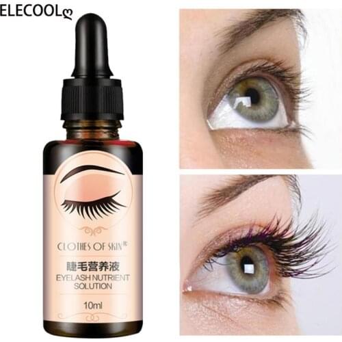 ELECOOL Eyelash Growth Serum Moisturizing Eyelash Nourishing Serum For Eyelashes Enhancer Lengthening Thicker Lash Lifting 10ml
